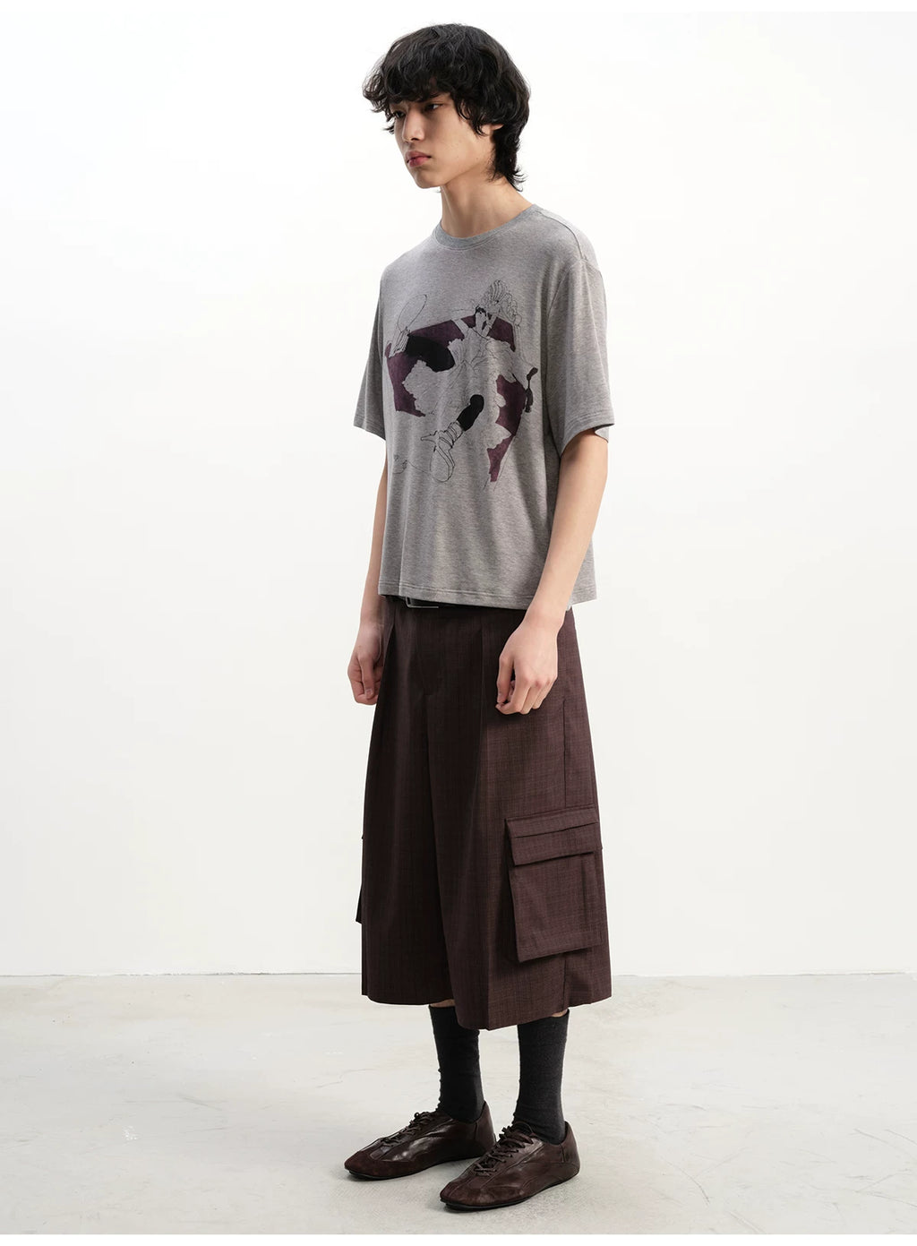 JCAESAR Retro Loose Versatile Tee