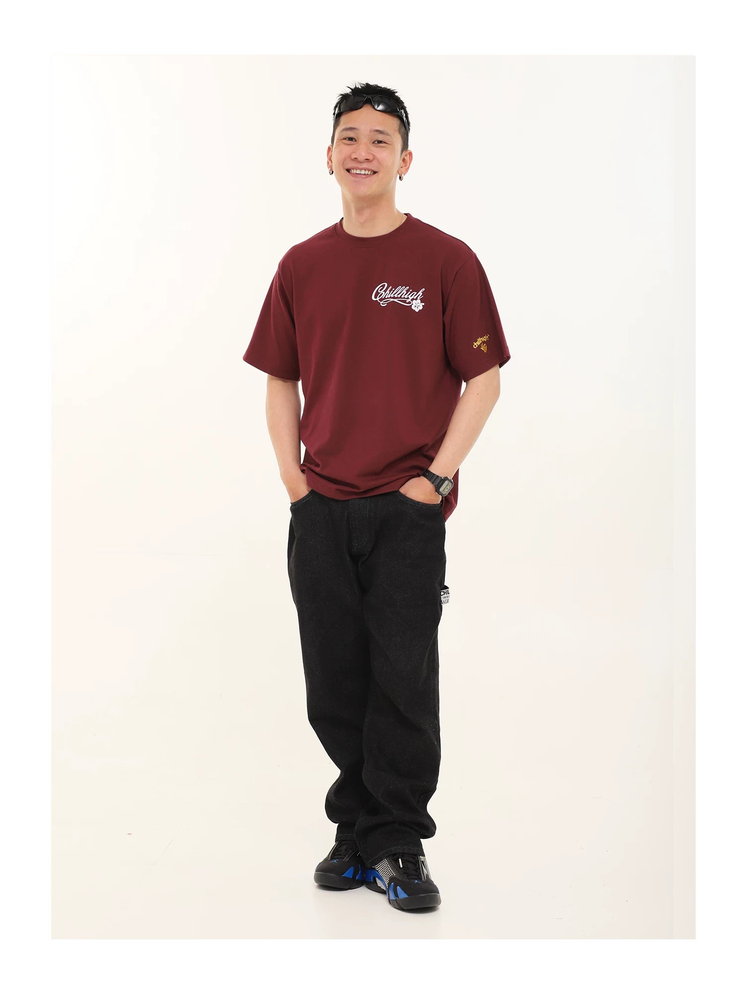 ChillHigh Loose Casual Crew Neck Tee