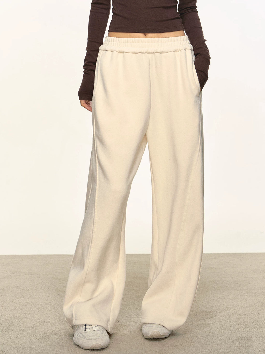 Anna Aneae Skinny Lazy Casual Straight Sweatpants