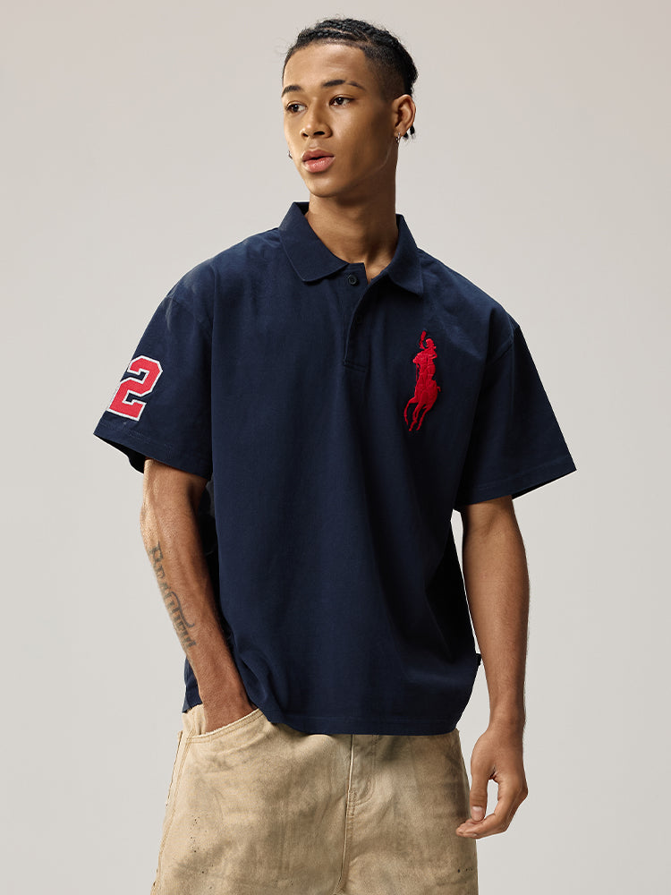 Remedy lapel short-sleeved Polo