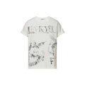 FUNKYFUN Cupid Old Printing Irregular Splicing Tee