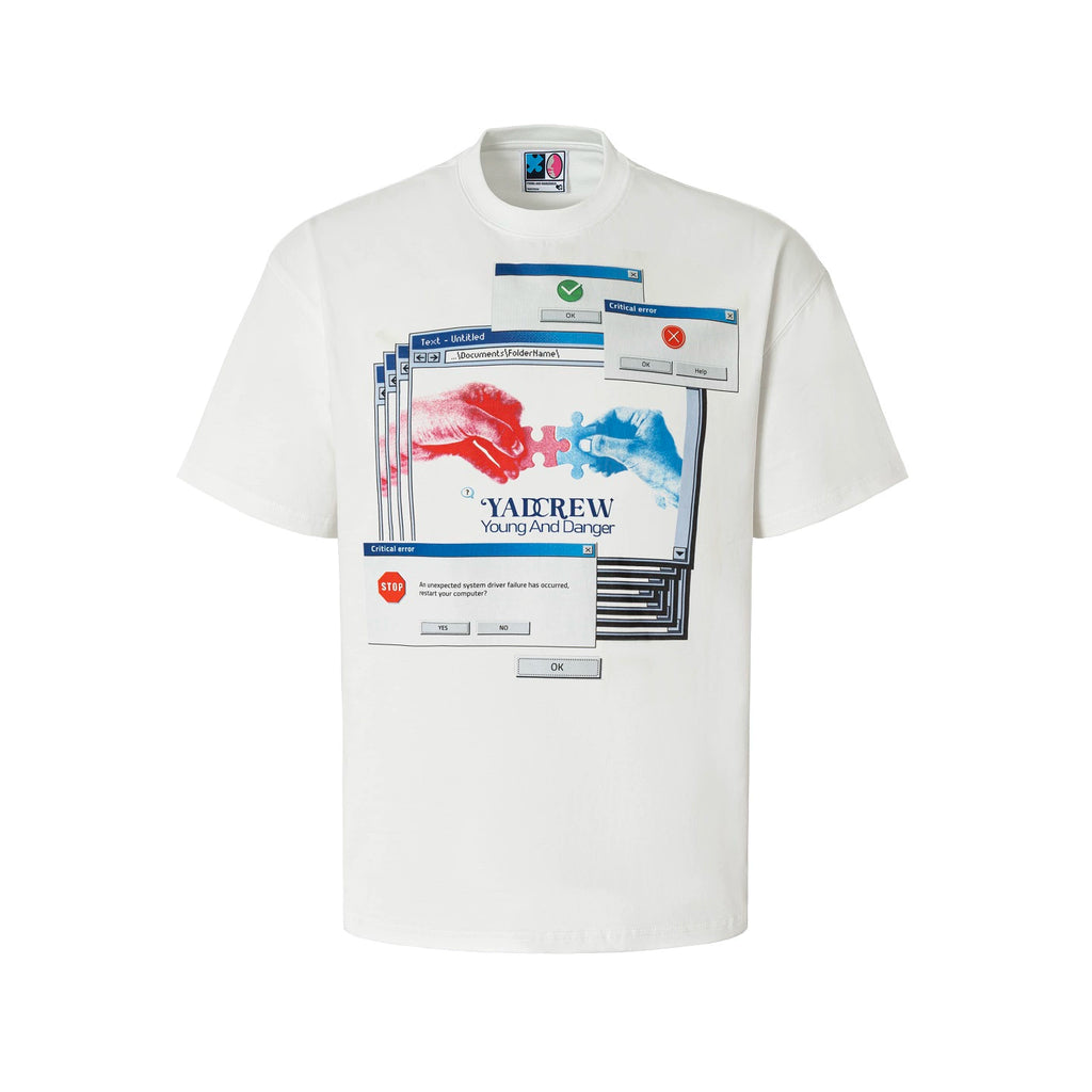 YADcrew Casual Loose Versatile Tee