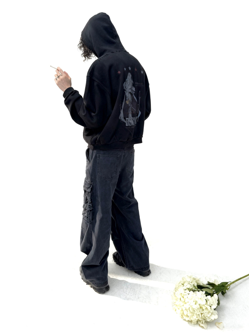 VOWPROGRESS Do Old Damage Hooded Sweater