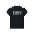 SAXGENWON Slim-fit Striped Crew Neck Tee