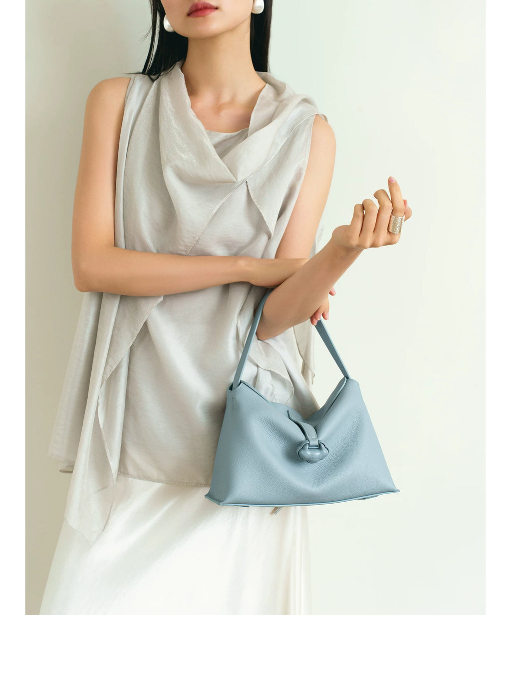 LOSEA First-layer Cowhide Shoulder Messenger Handbag