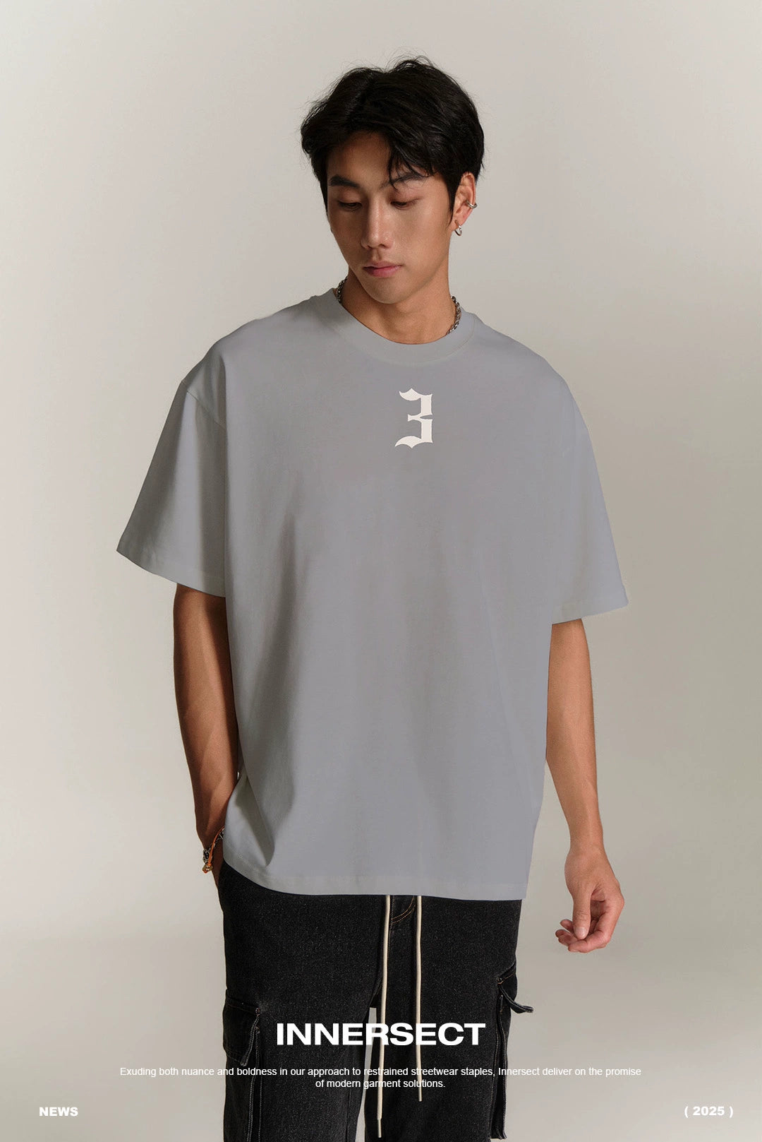 INNERSECT Alphabet Classic Logo Casual Tee