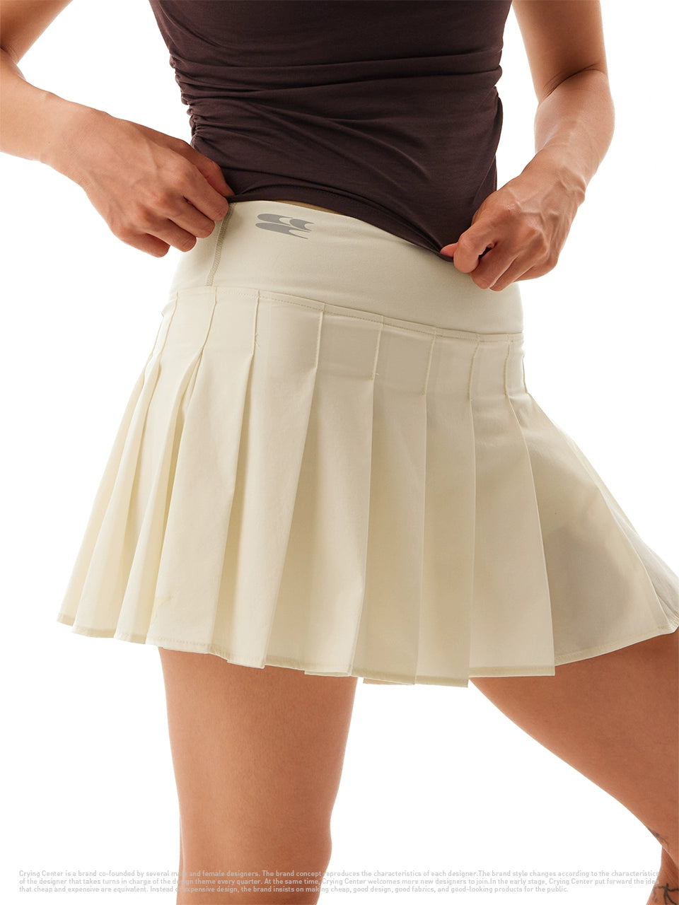 CryingCenter Sports Tennis Bust Pleated Skirt