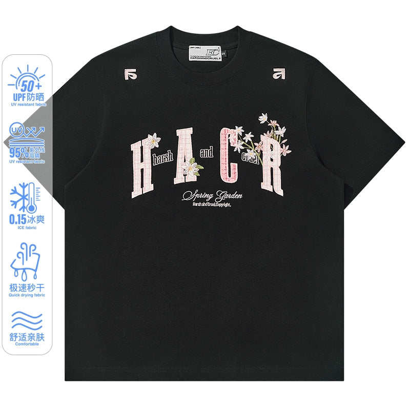 HACR Small Fragrant Sticker Embroidered Shasorona Tee