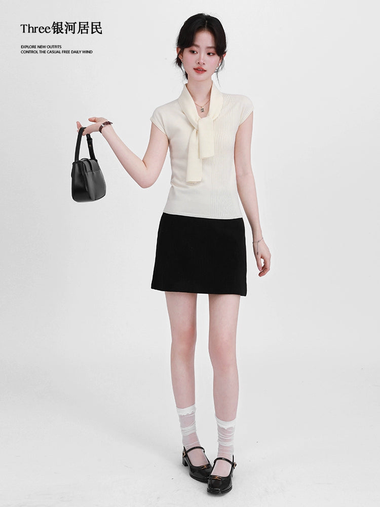 Three Korean High-waisted Slim Skirts