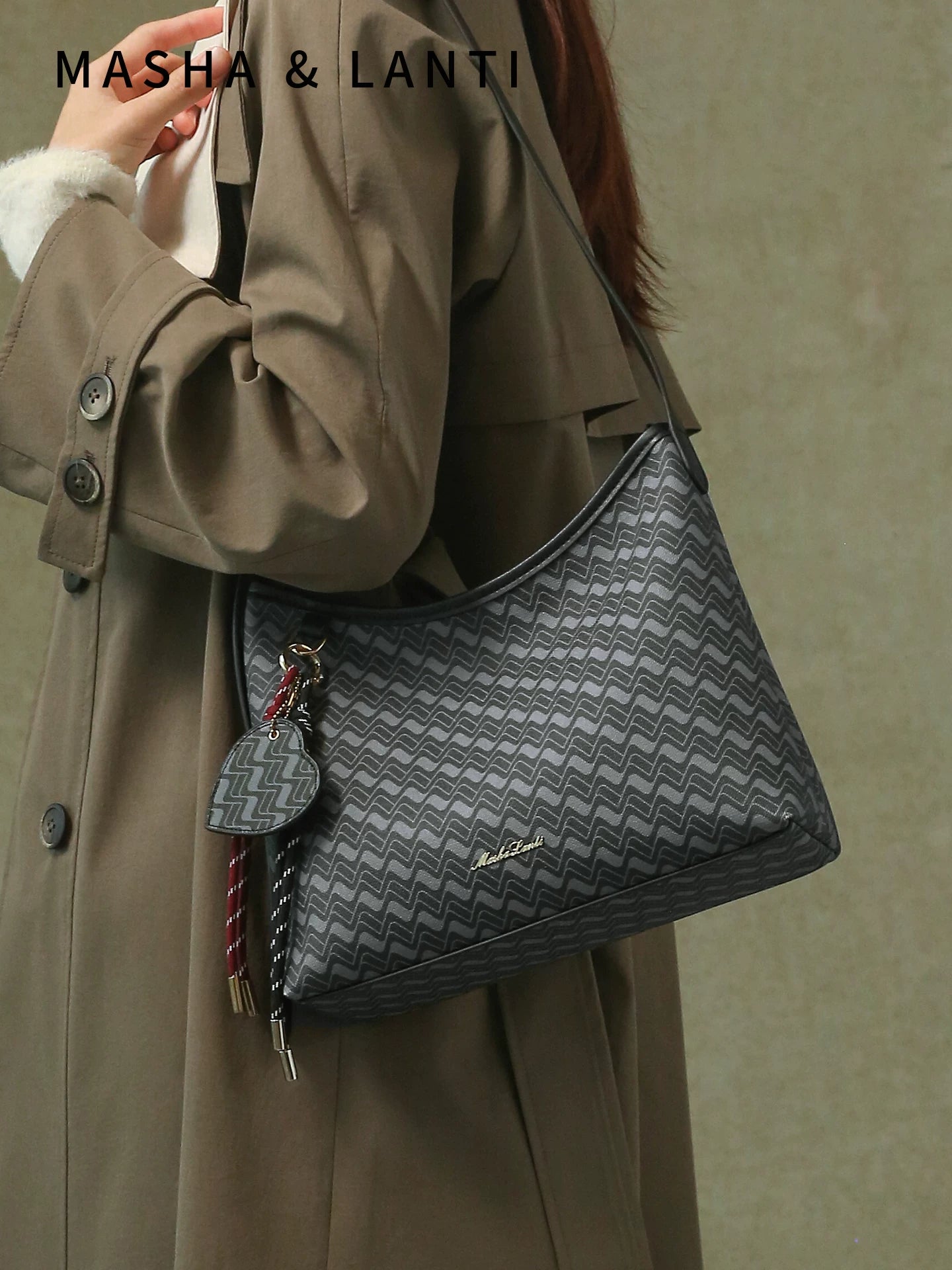 Masha Lanti Premium Sense Underarm Tote Big Bag