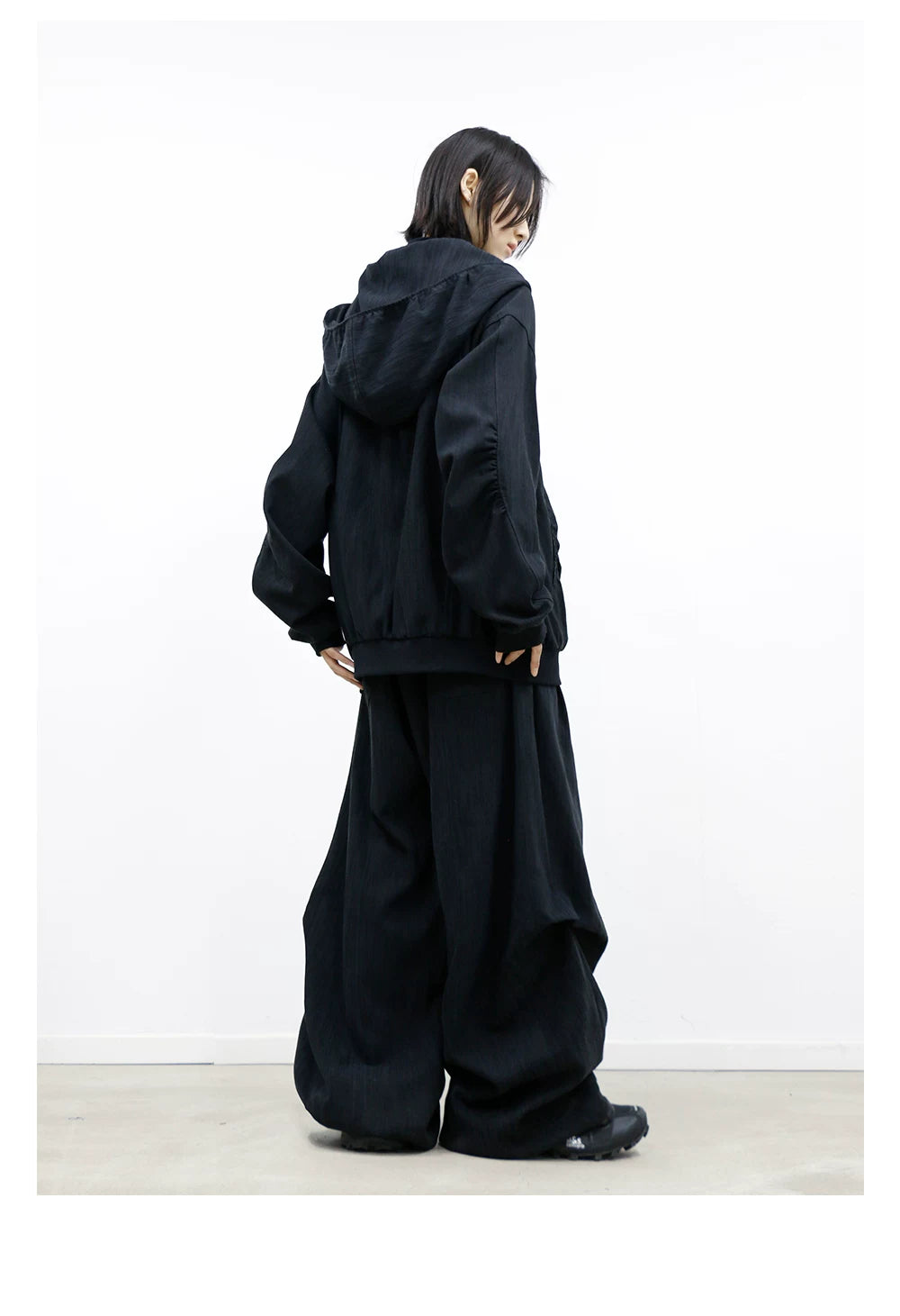 RELABEL Removable Hooded Casual Jacket