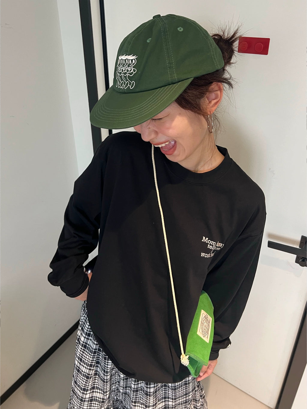 BENT IDEA Embroidered Washed Baseball Cap