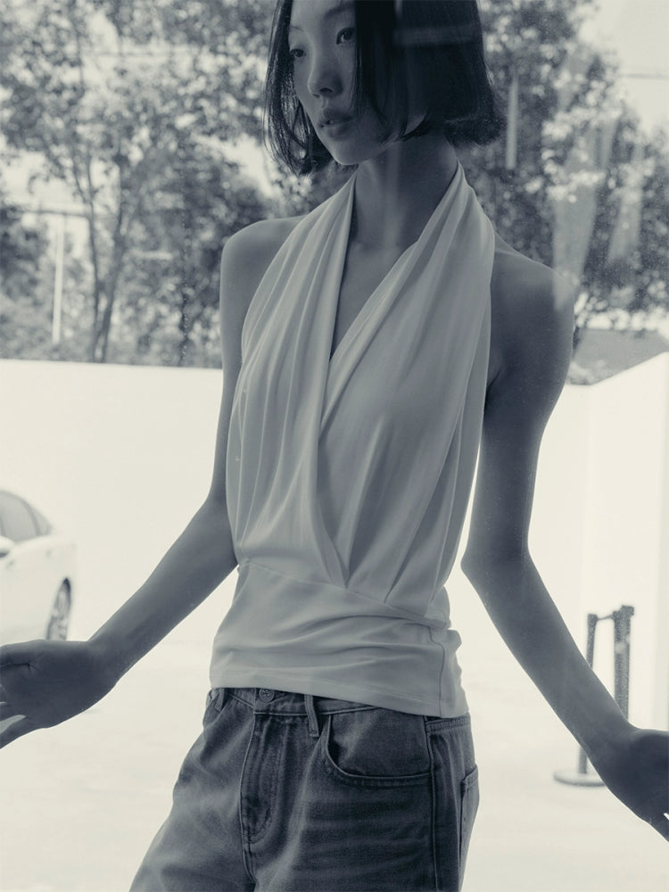 JCAESAR Deep V Neck Vest