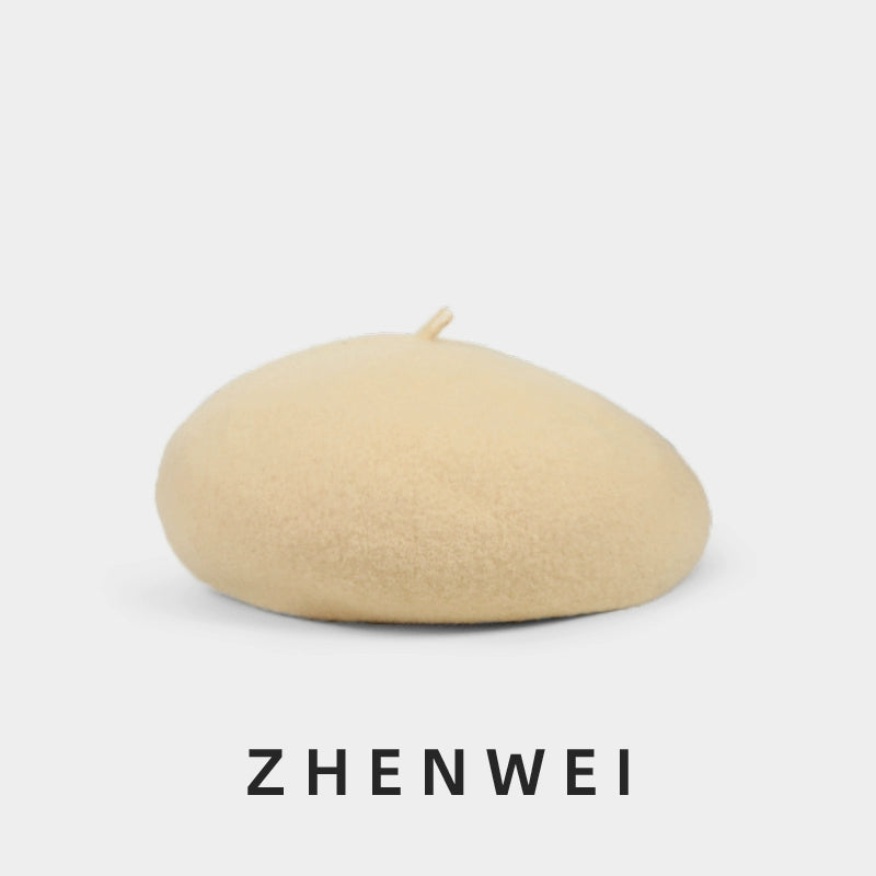 ZHENWEI Premium Full Wool Beret