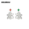BULUBULU Christmas Gingerbread Man Earrings