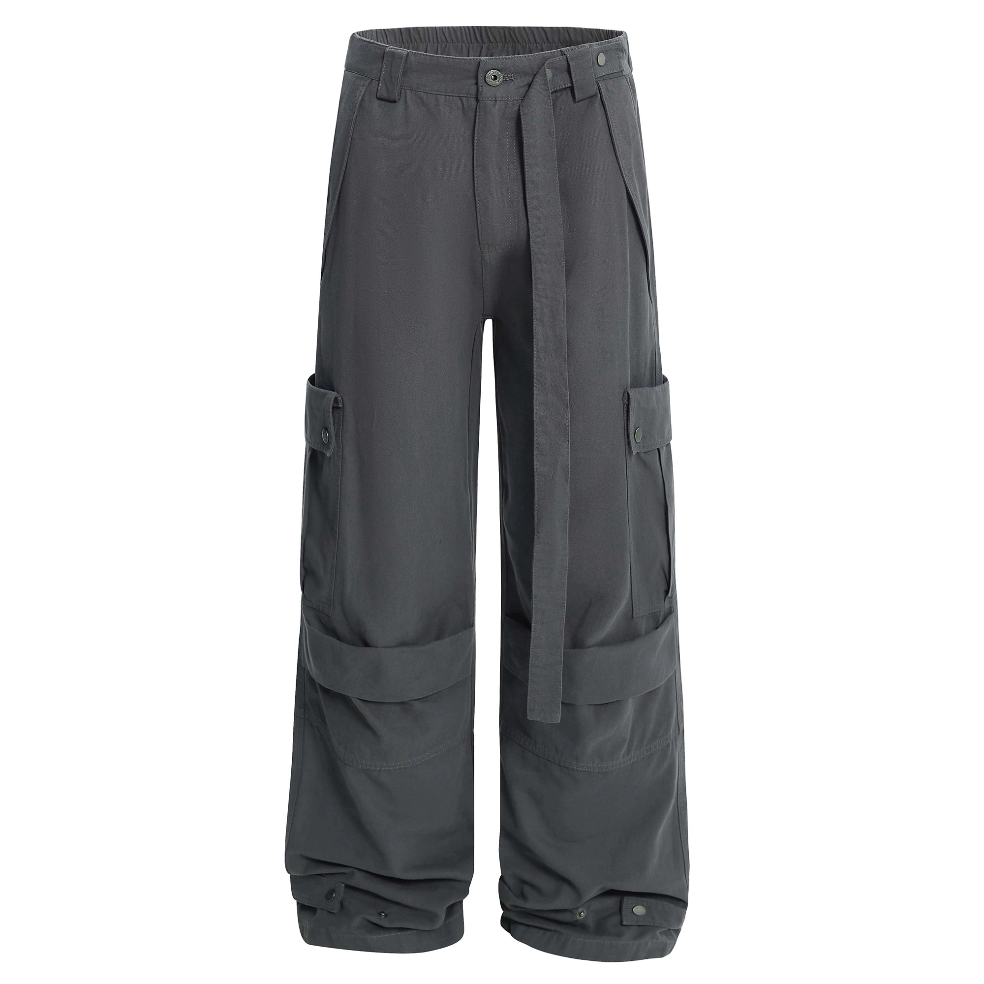 BLACKLISTS Vintage Pleated Multi-pocket Cargo Pants