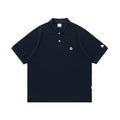 BENT IDEA Embroidered Simple Polo Shirt Tee