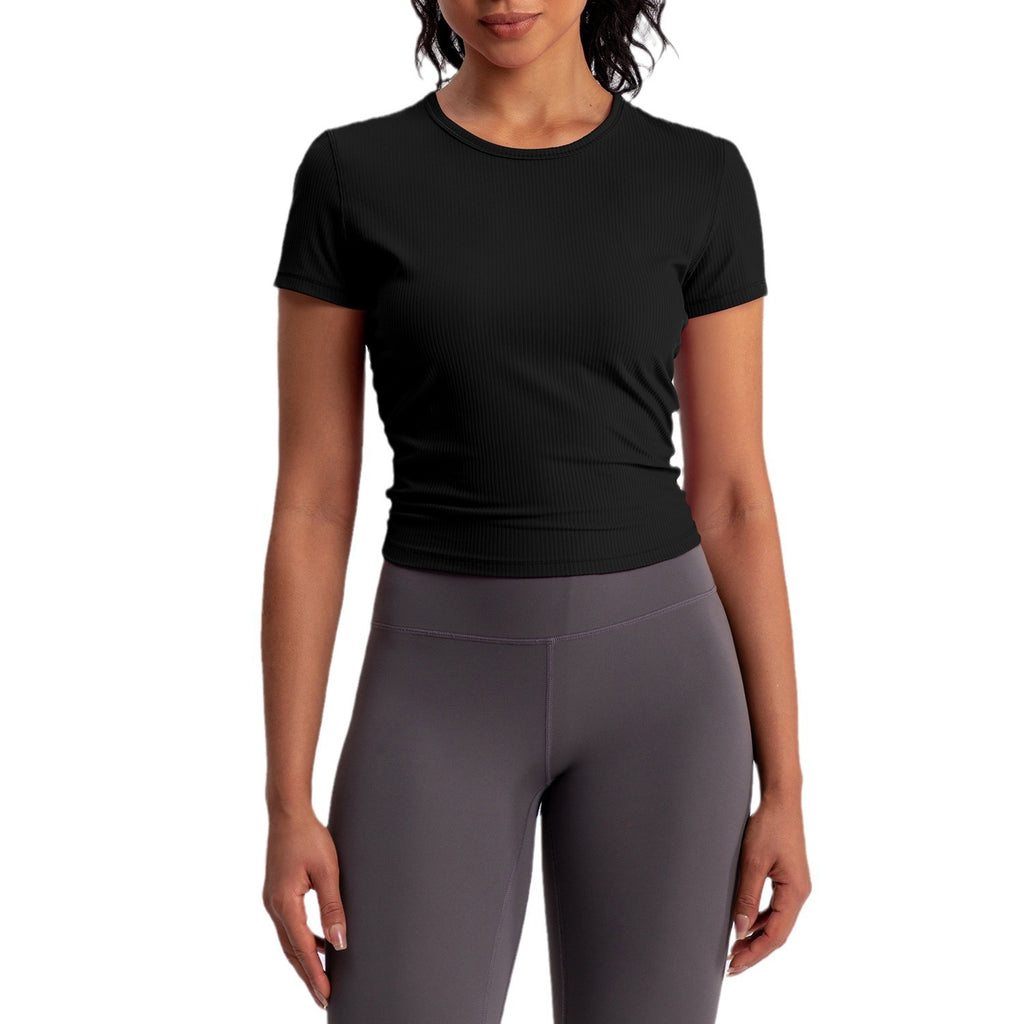 Athena Lulu Sexy Beautiful Back Slim and Thin Quick-drying Sports Tee