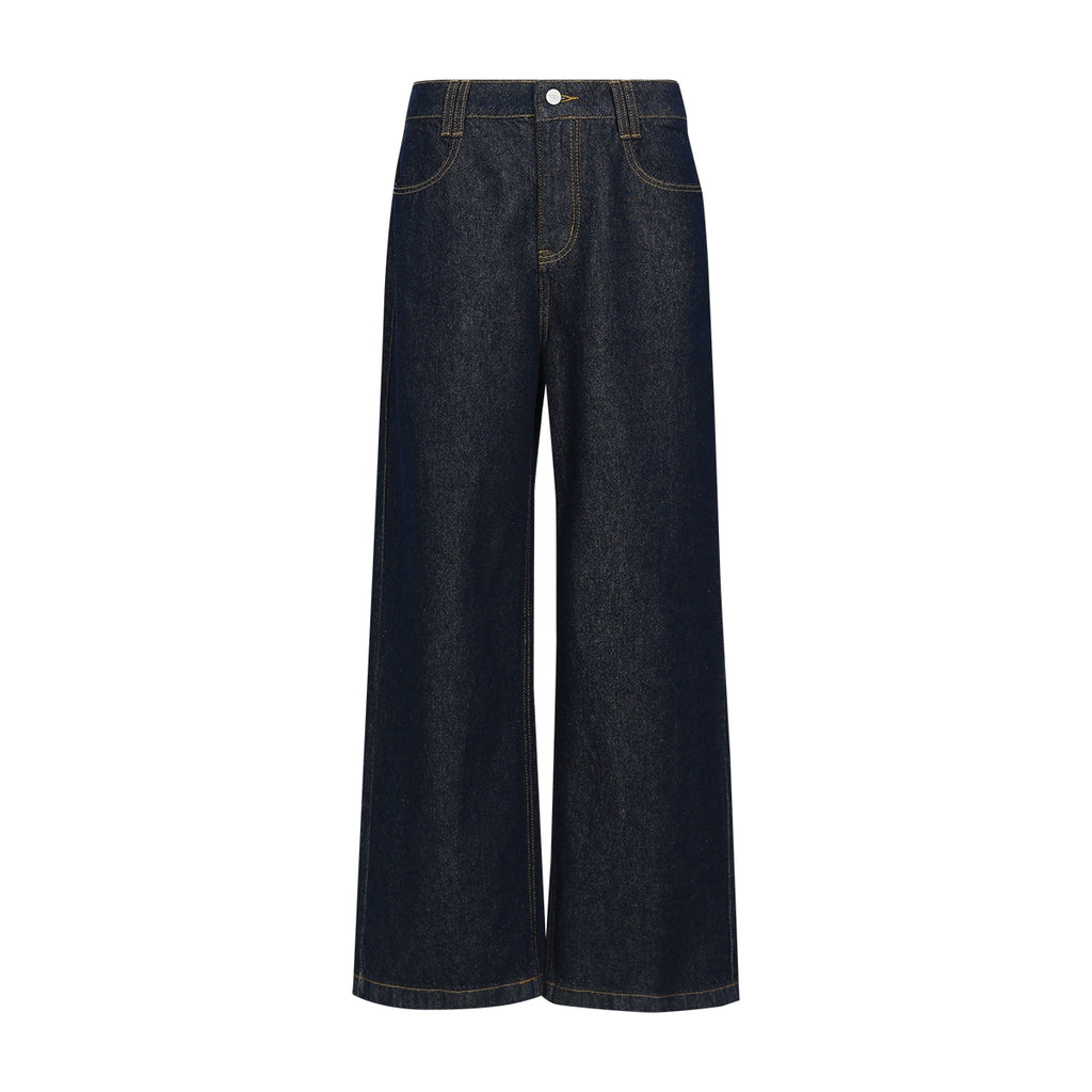 FUNKYFUN Denim Primary Color Straight Jeans