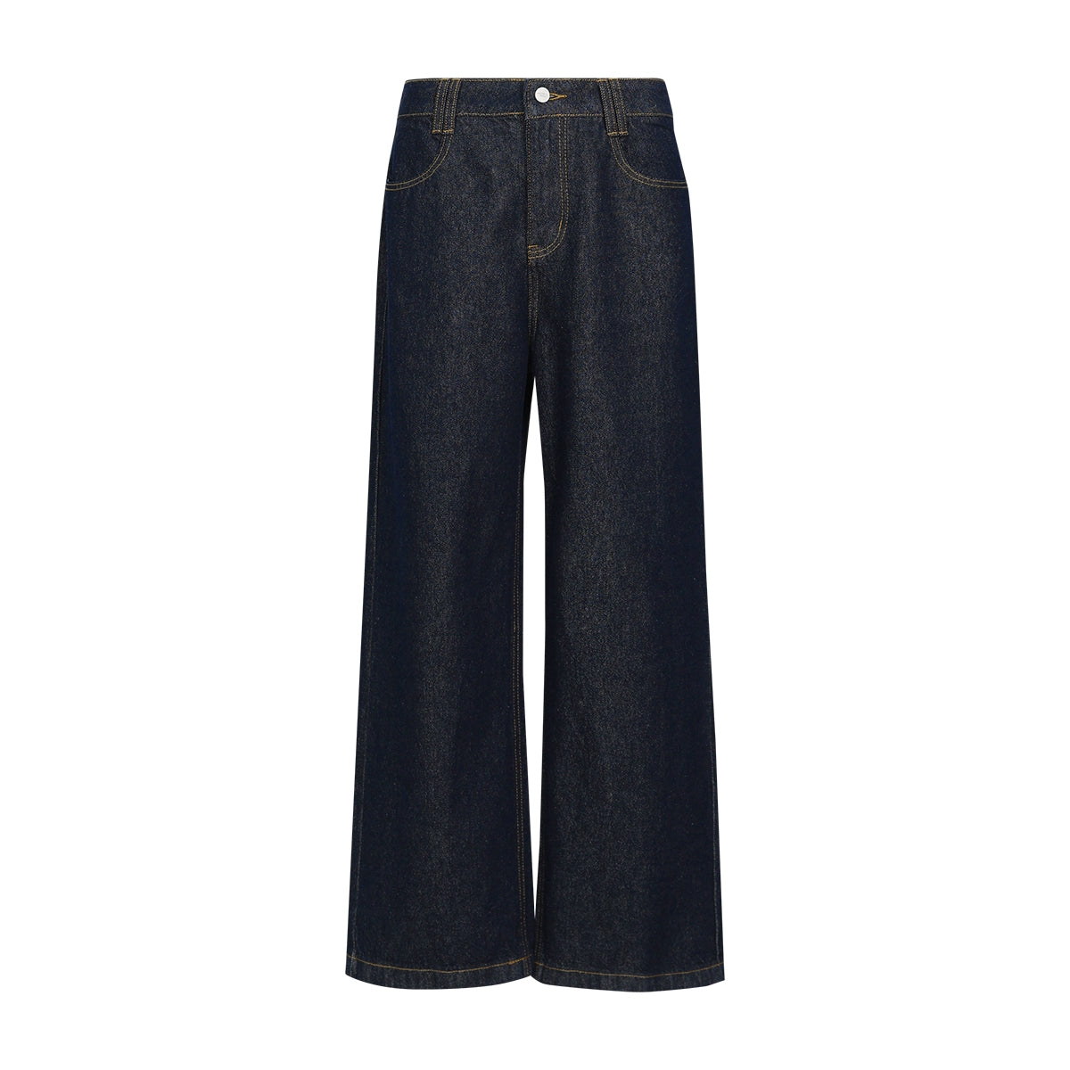 FUNKYFUN Denim Primary Color Straight Jeans