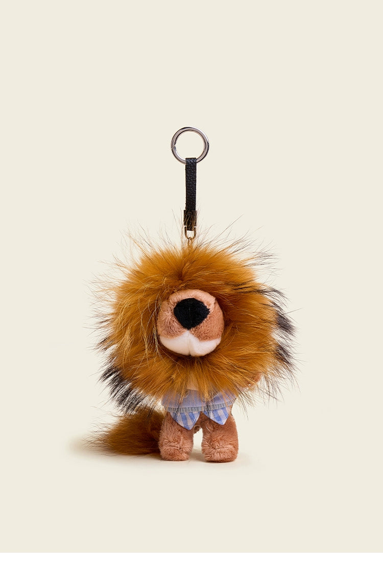 HAVEROSE Creative Plush Lion Doll Bag Pendant