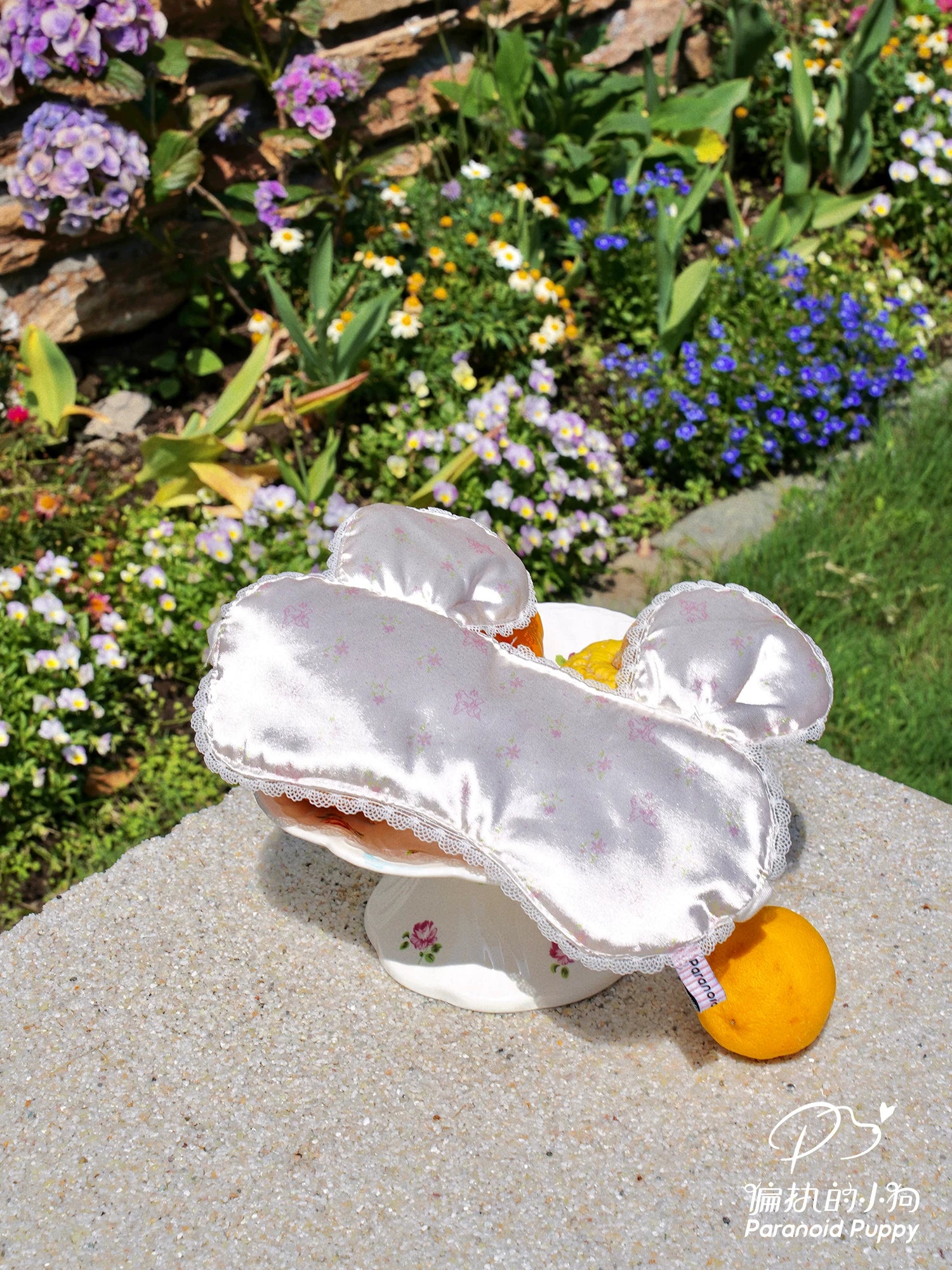 PP Floral Bear Ear Blindfold