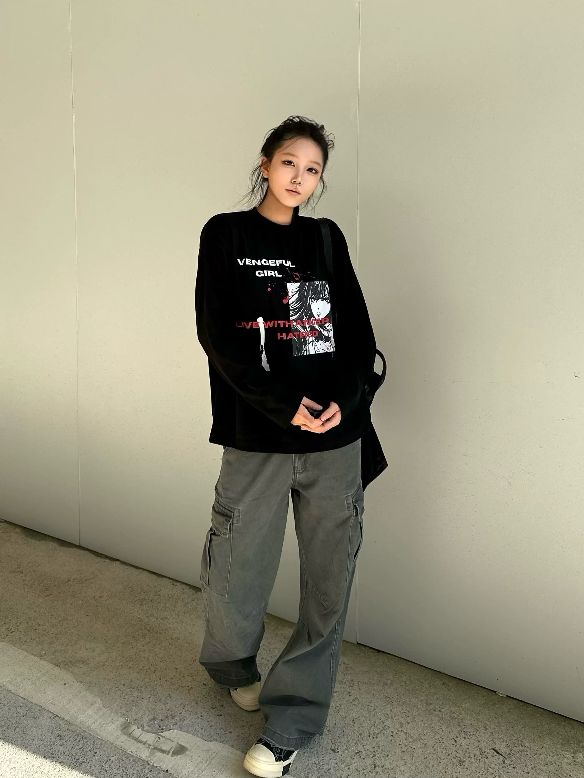 Ironthorn Vintage Loose Versatile Long Sleeve