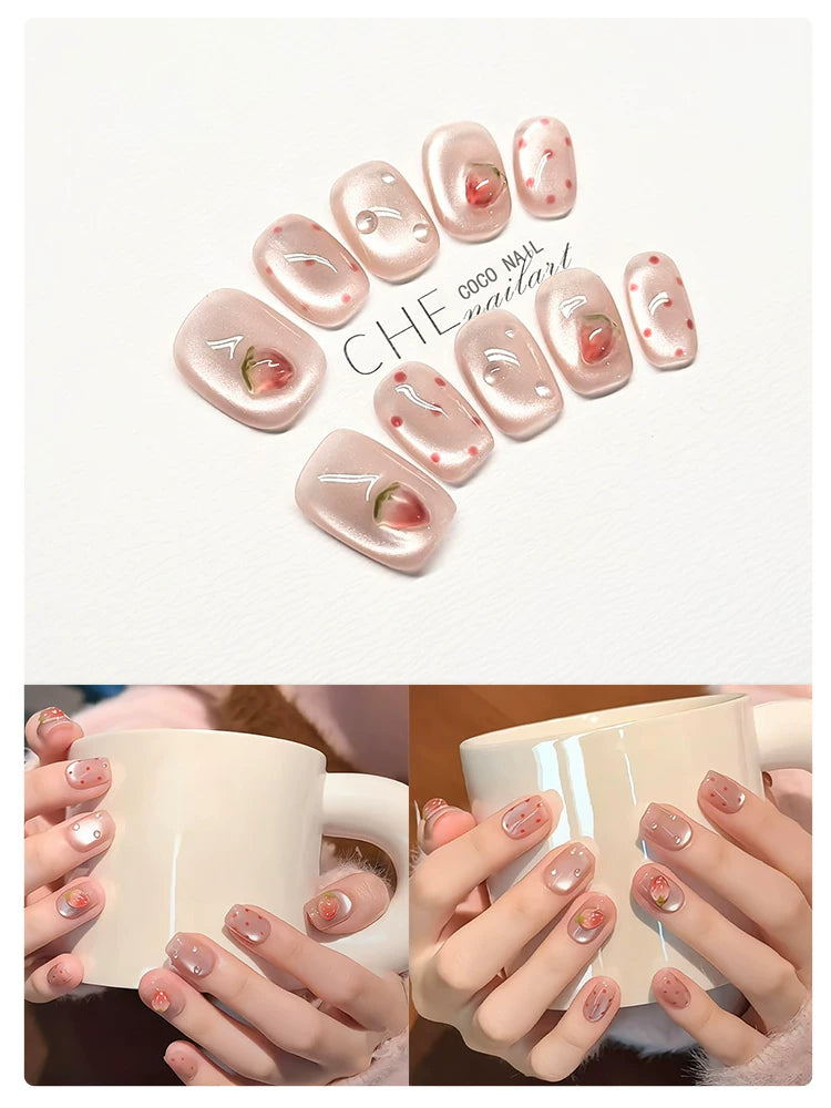 COCO Light Luxury High Sense White Hand-worn Armor