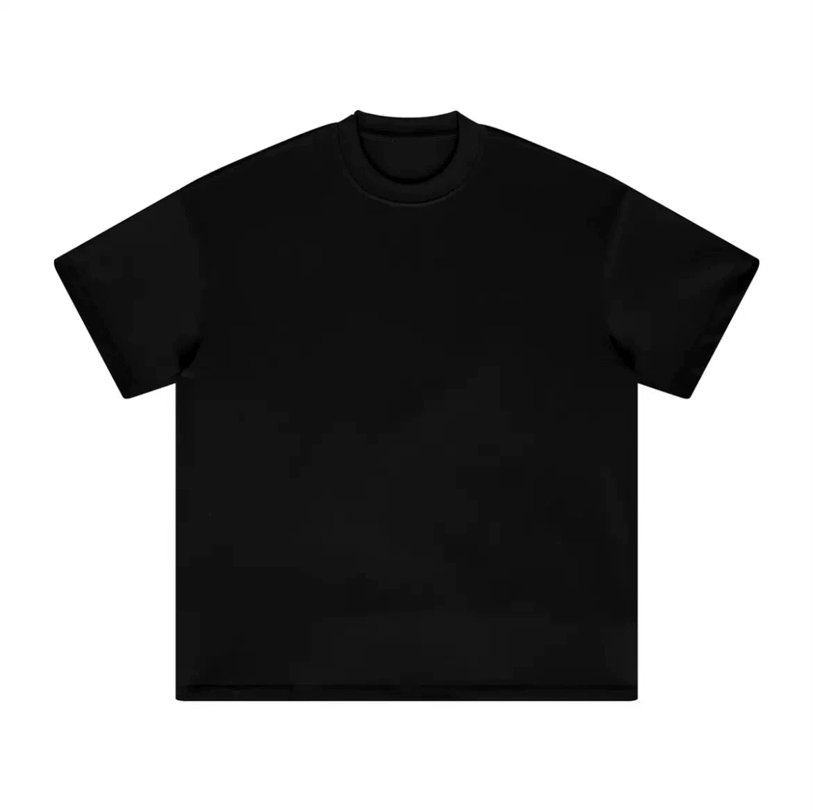 Blank: Map Oversized Small Neckline Casual Tee