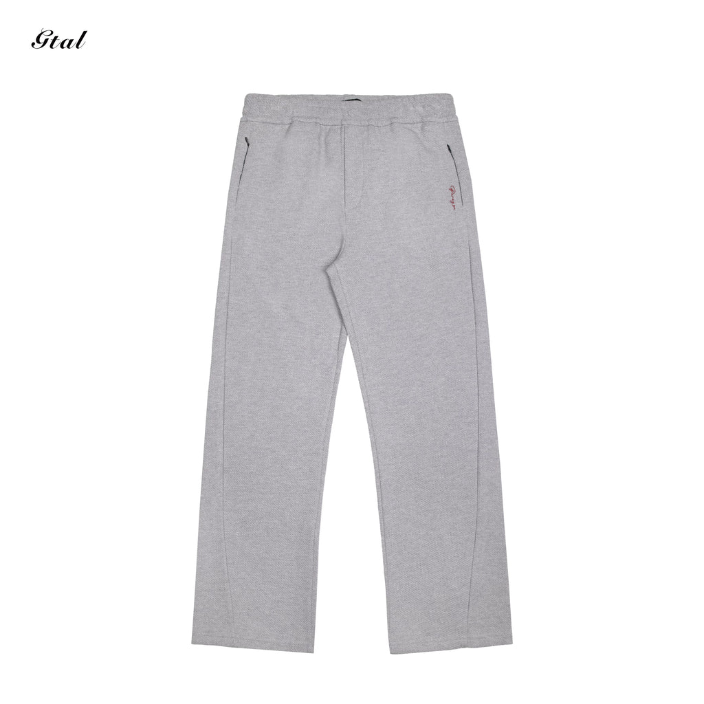 GTAL Casual Embroidered Straight Trousers