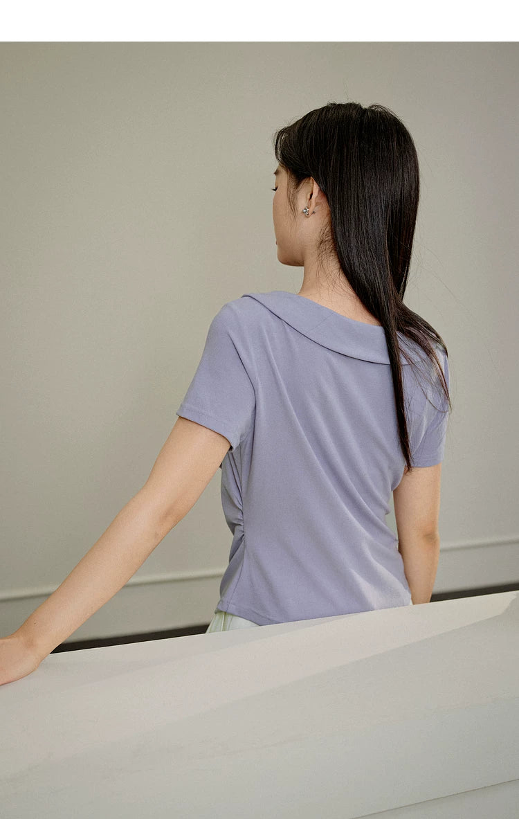 Kuose Bow Slim and Thin Tee