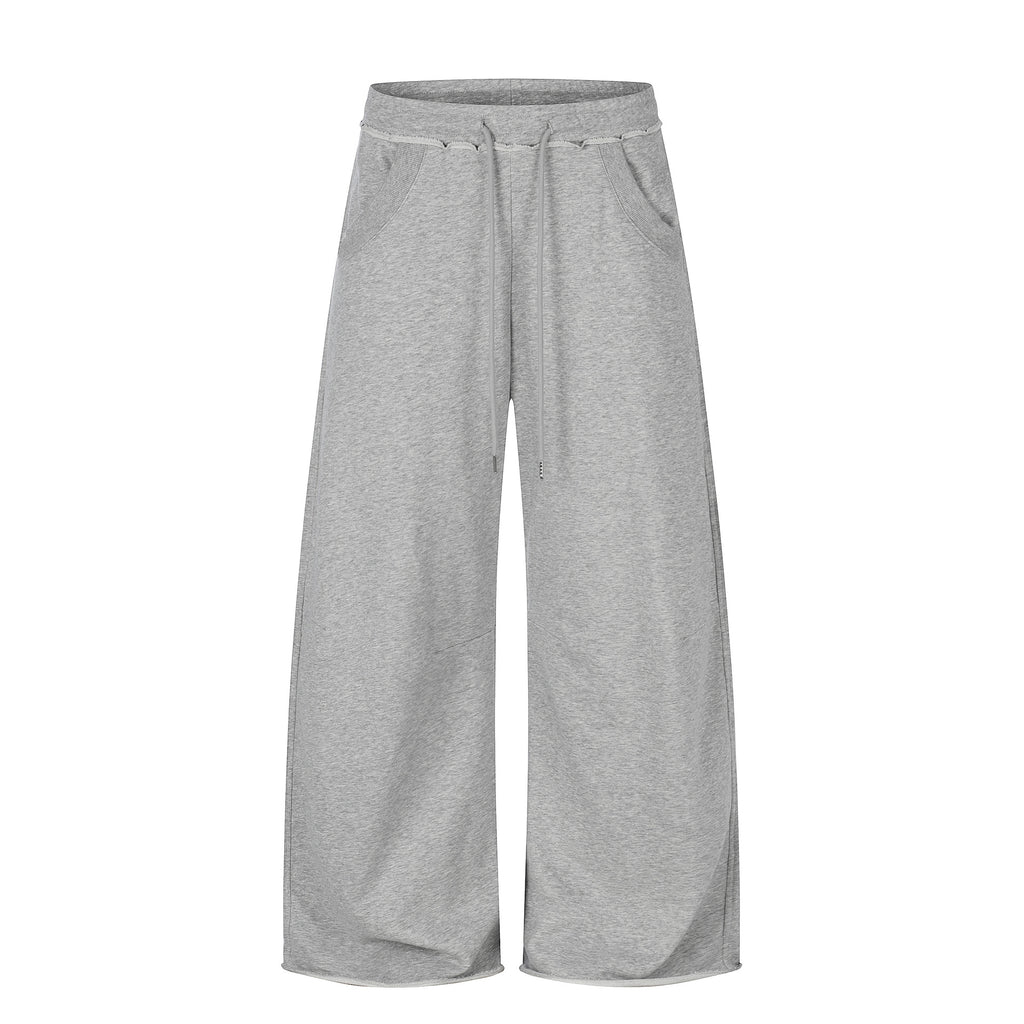 11KN Casual Straight Letter Printed Sweatpants