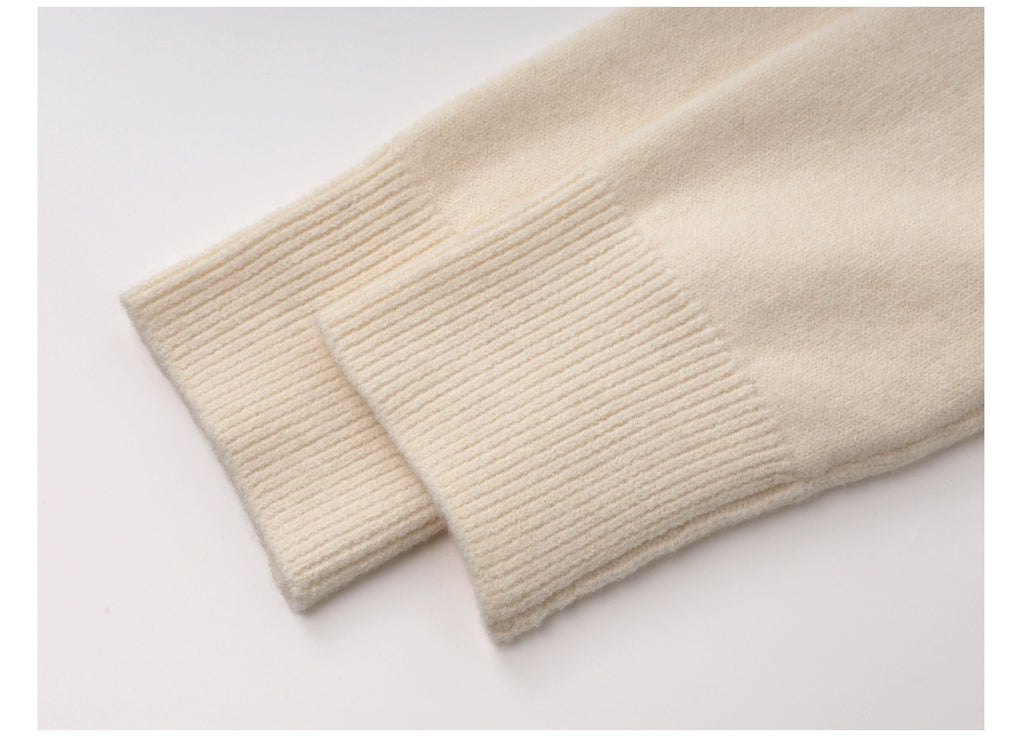 EIGHTHMONTH Vintage Crew Neck High Waist Knitted Sweater