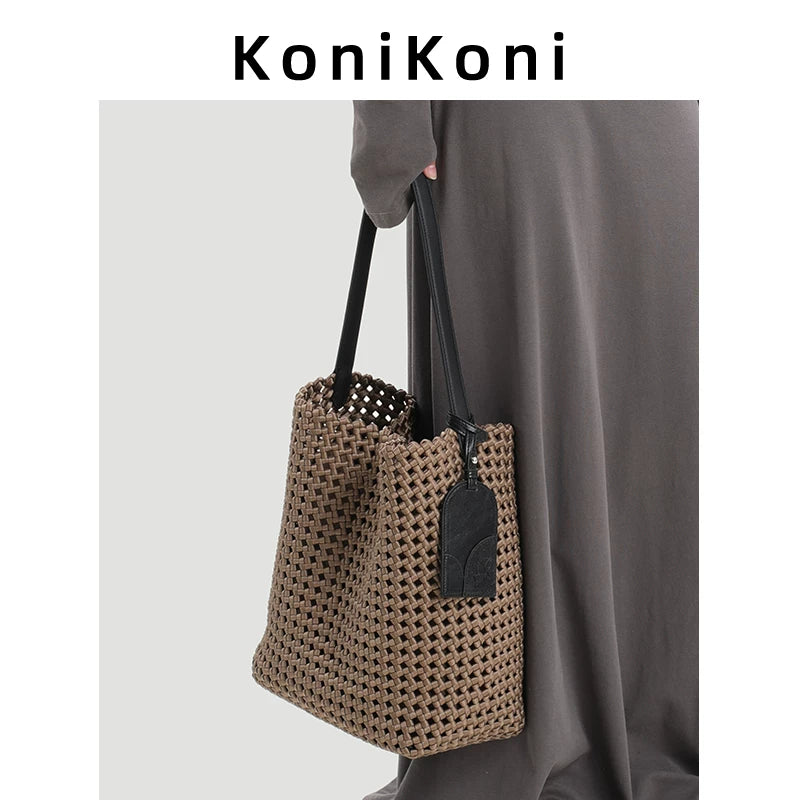 KoniKoni Hand-woven Shoulder Armpit Bag