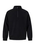 UNF Stand-up Collar Half-zip Sweater