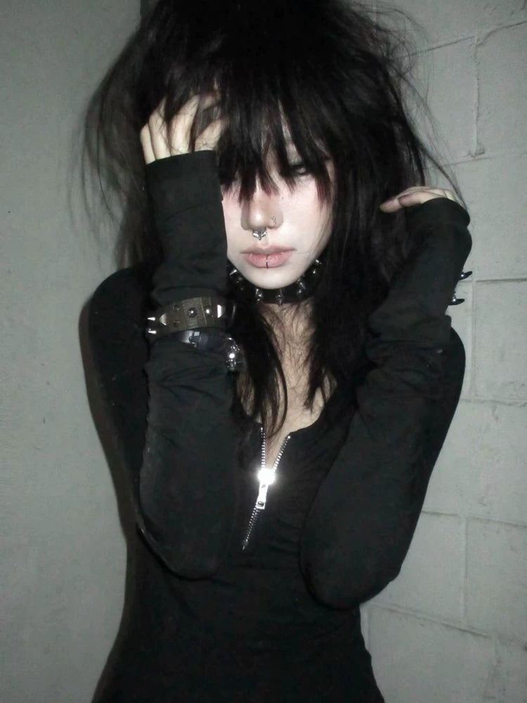 Imdelusion Punk Rock Rivet Leather Waxed Lambskin Bracelet Accessories