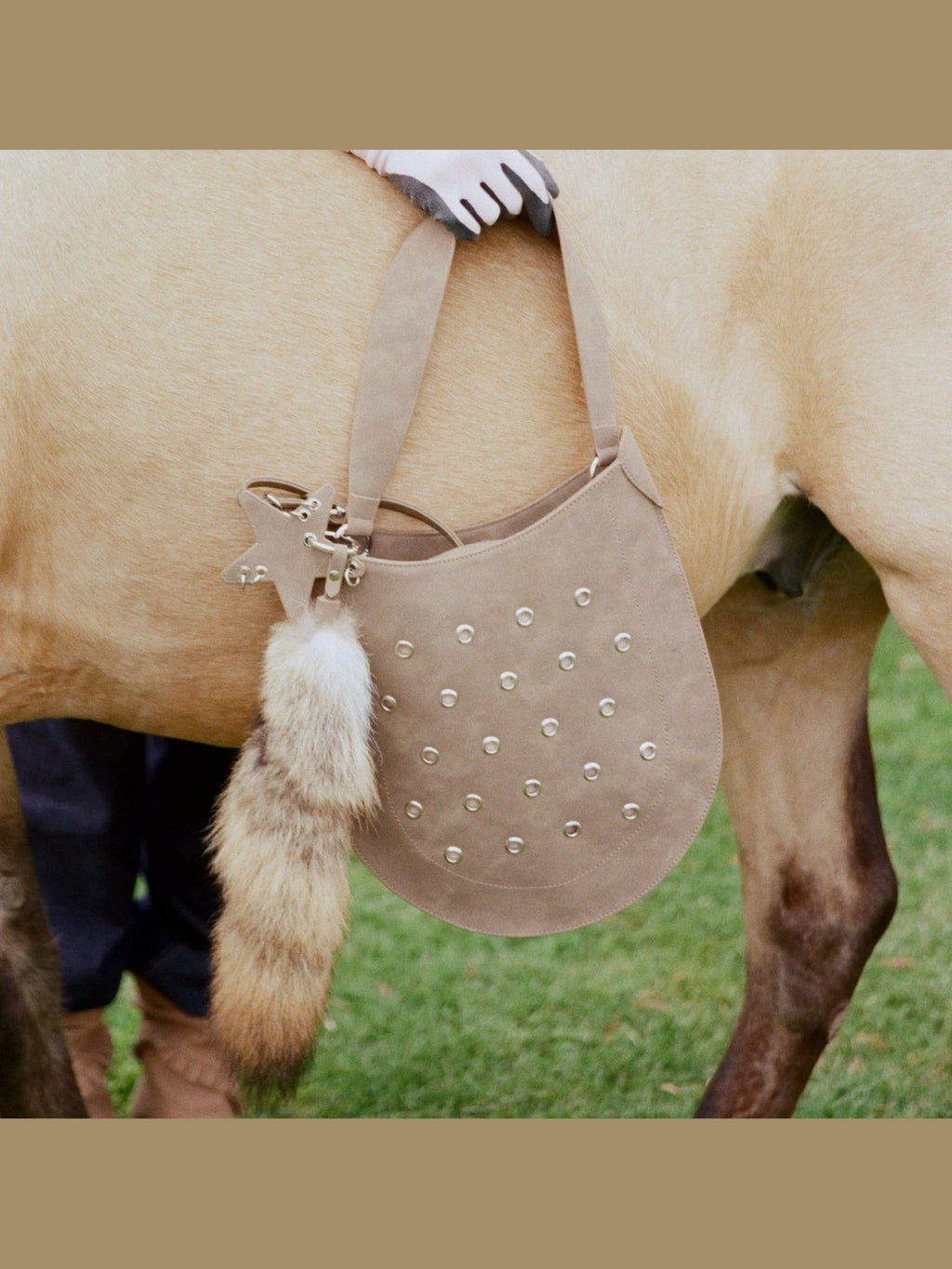 ECODAY Suede Vintage Crossbody Large Capacity Tote Bag