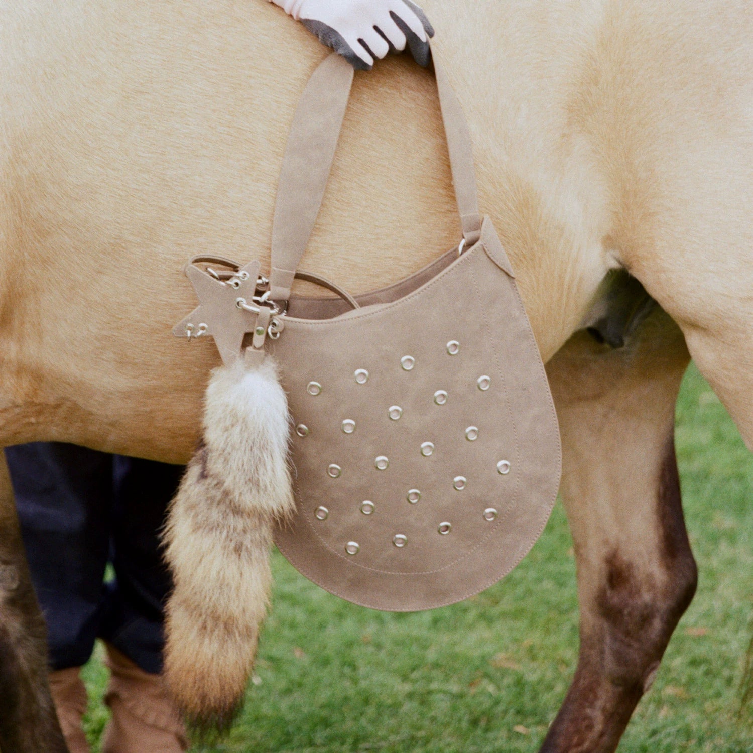 ECODAY Suede Vintage Crossbody Large Capacity Tote Bag