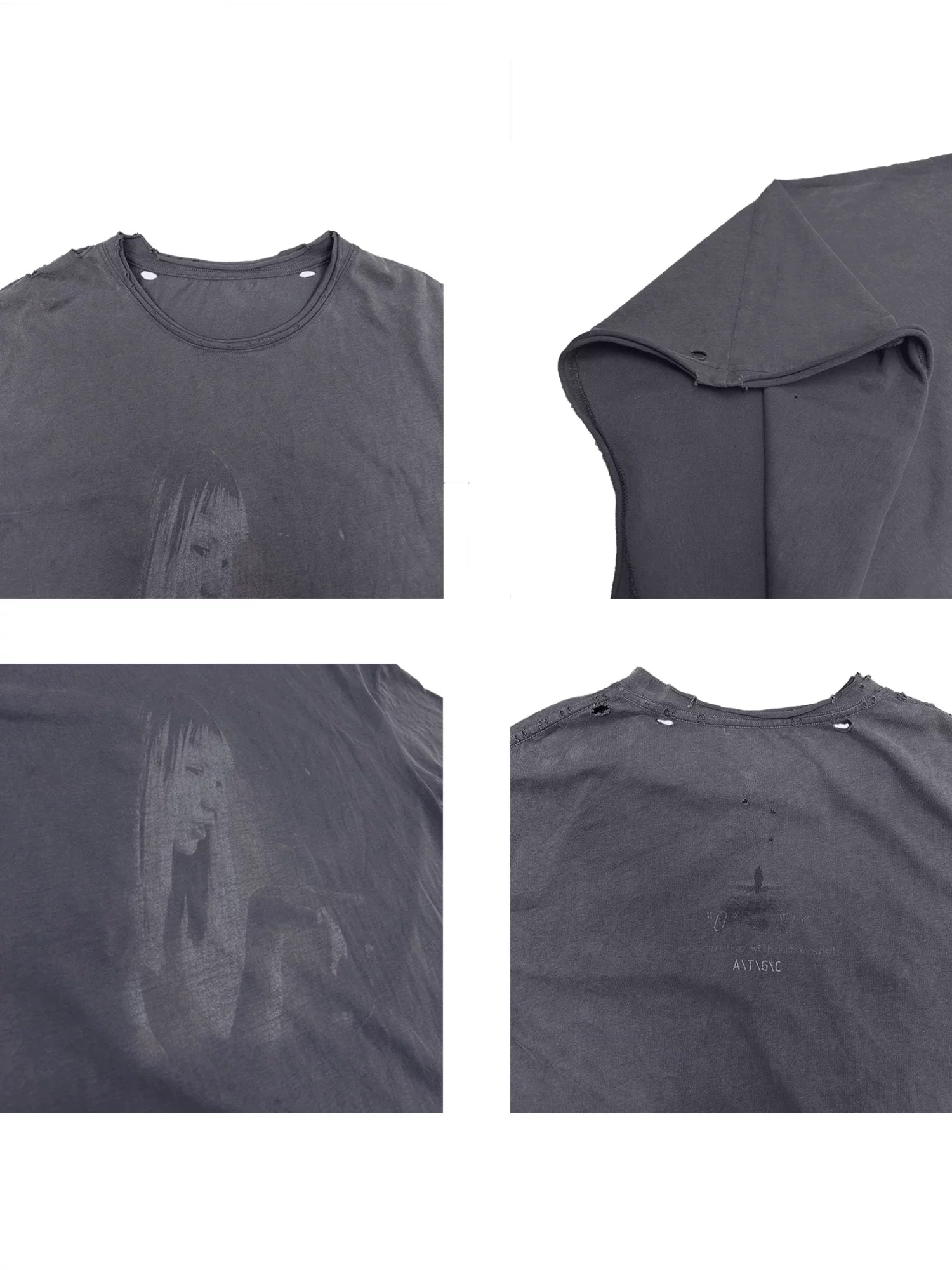 WANNA LAB Retro Short Wide Old Tee