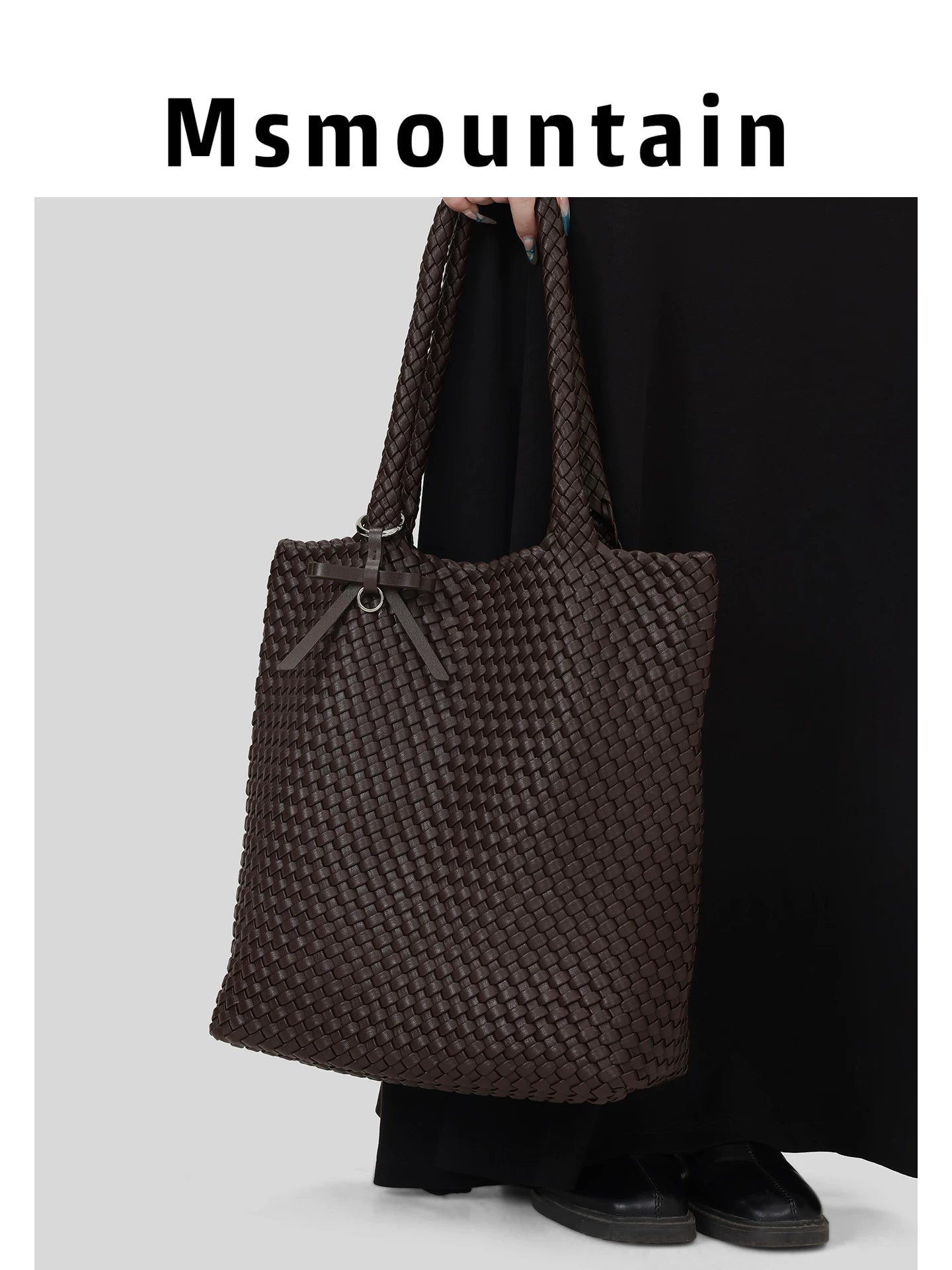 Msmountain Braided Large Capacity Shoulder Bag