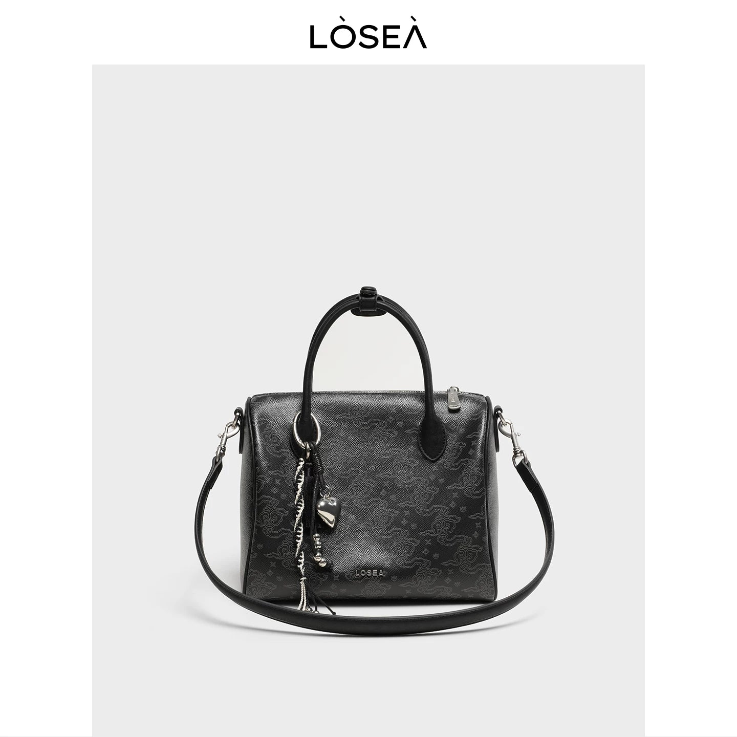LOSEA Simple Moire Casual Messenger Bag