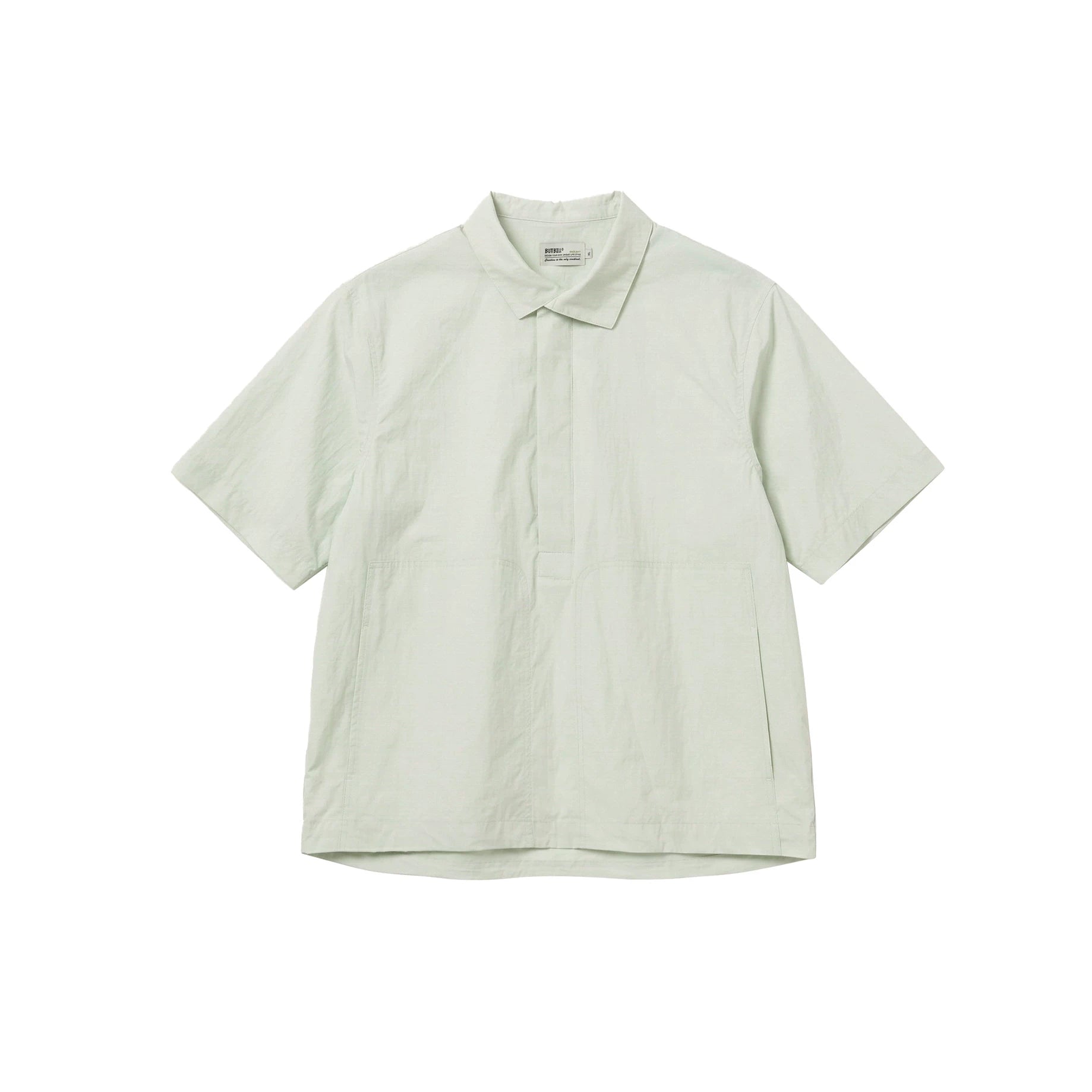 BUTTBILL Lapel Loose Short Sleeve Shirt