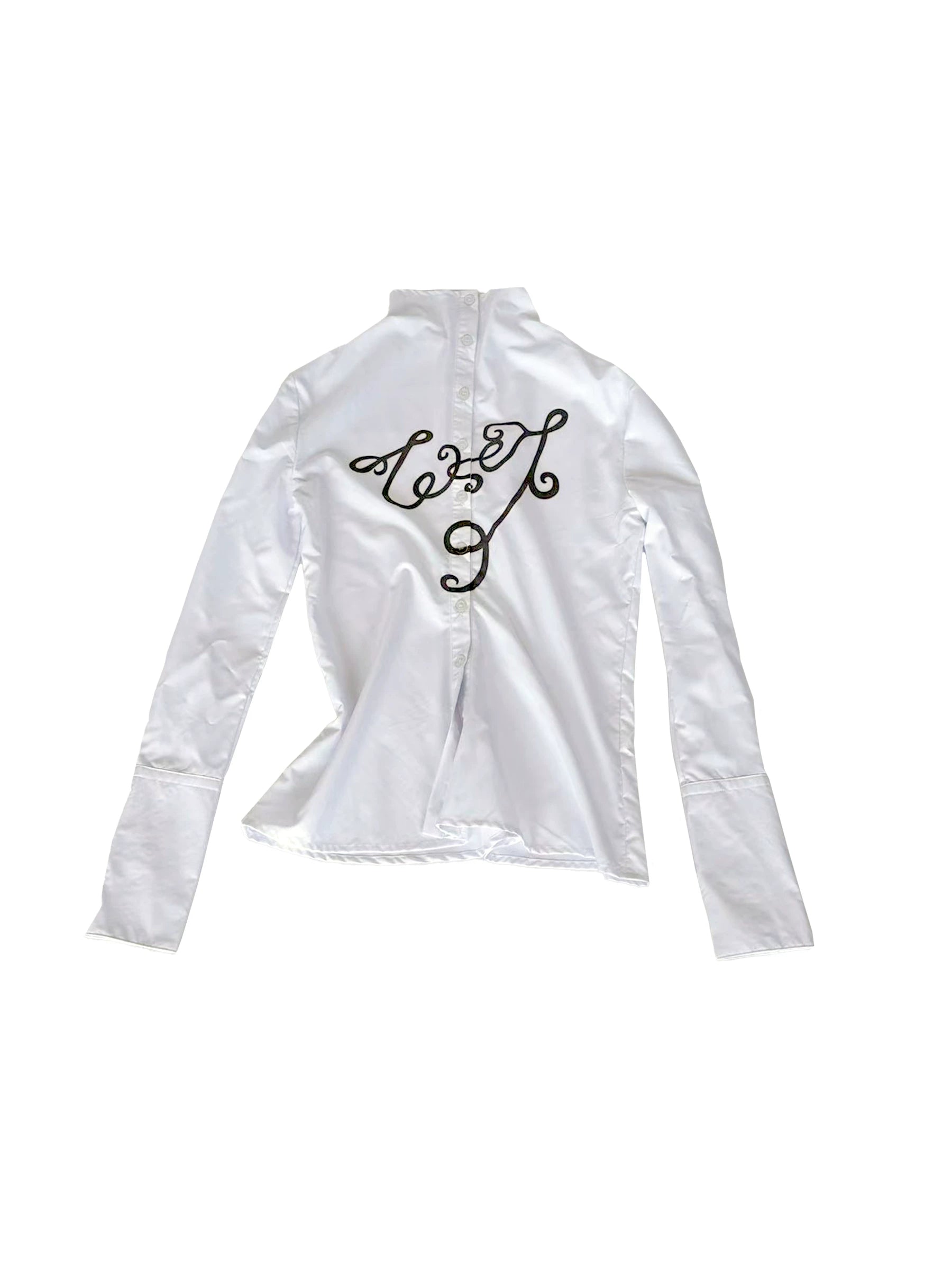 TheNewYouthPark Waist Versatile White Shirt