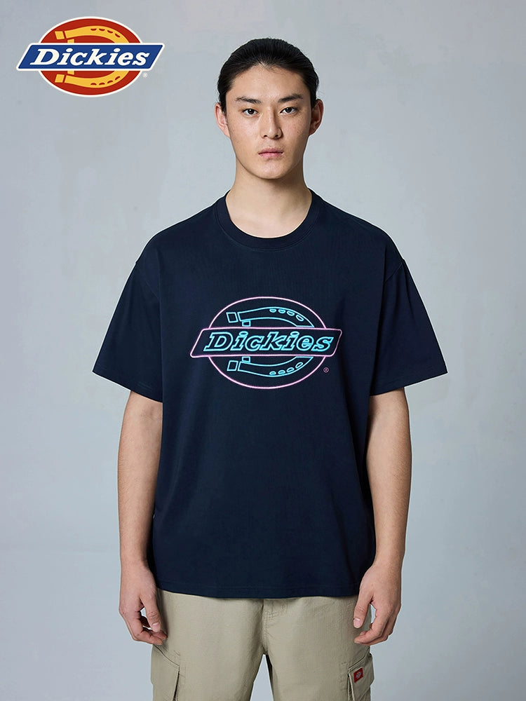 Dickies Colorful Big LOGO Pattern Printing Loose Tee