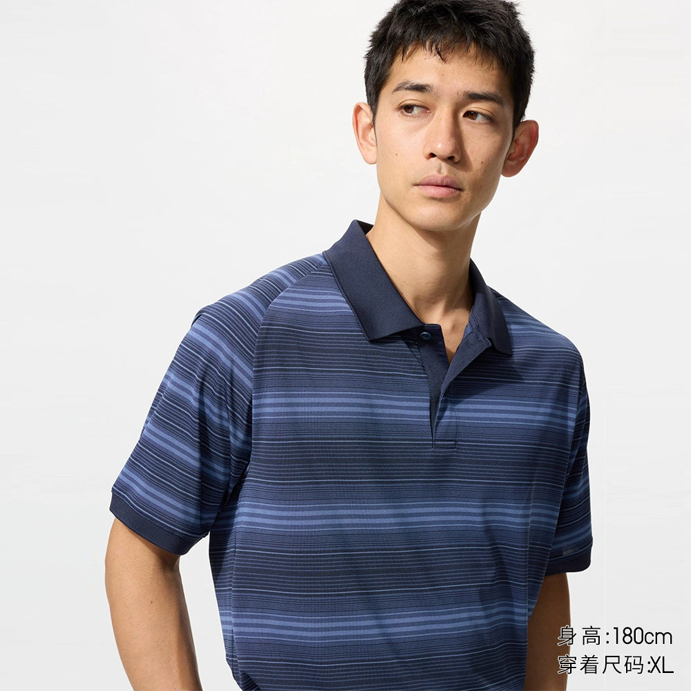 Uniqlo men's and women's clothing DRY-EX quick-drying POLO shirt short-sleeved AST shirt sports 25 spring and summer new 475765