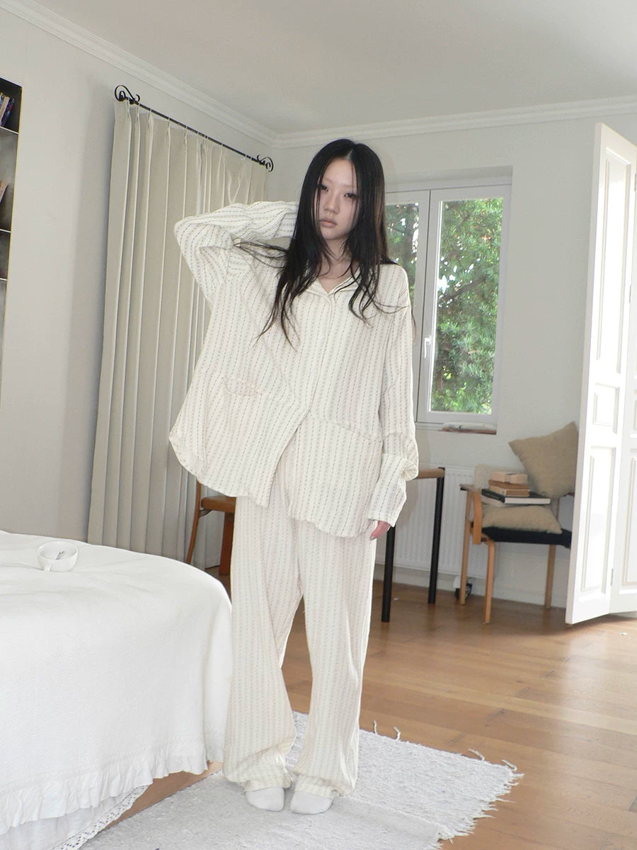 Ang: Project Star Double Yarn Comfortable Loungewear Set