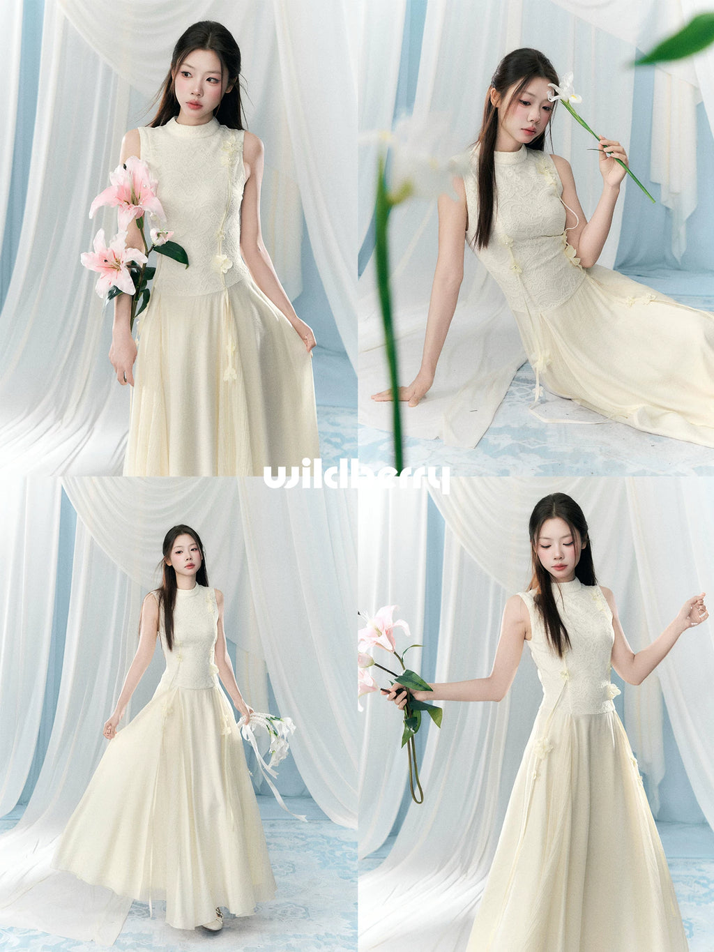 Wildberry Lace Patchwork Dress