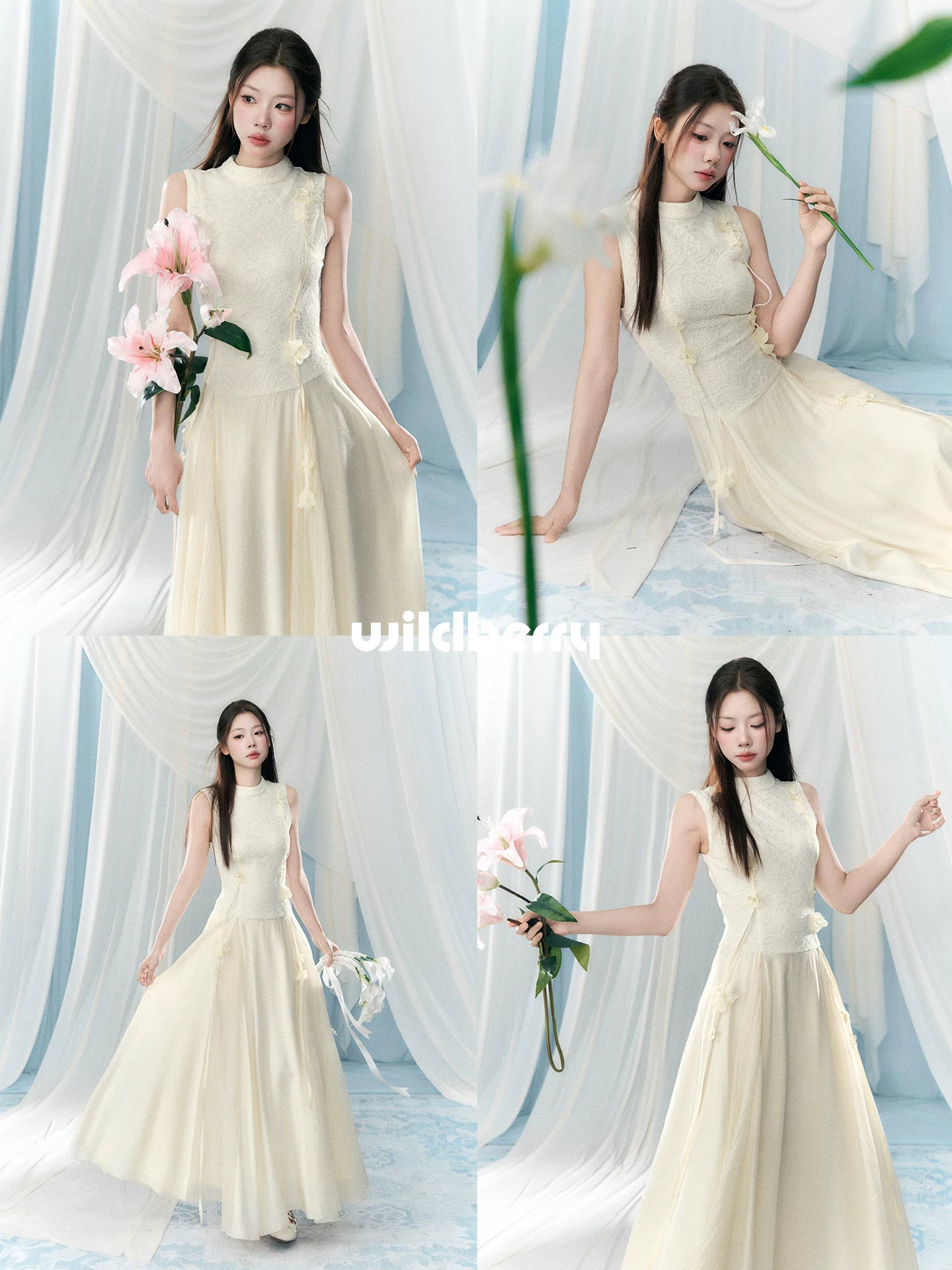 Wildberry Lace Patchwork Dress