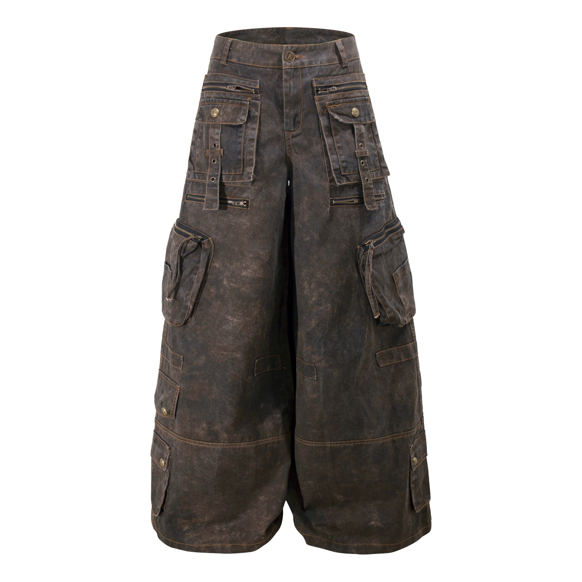 BLACKLISTS Old Tie-dye Multi-pocket Cargo Pants