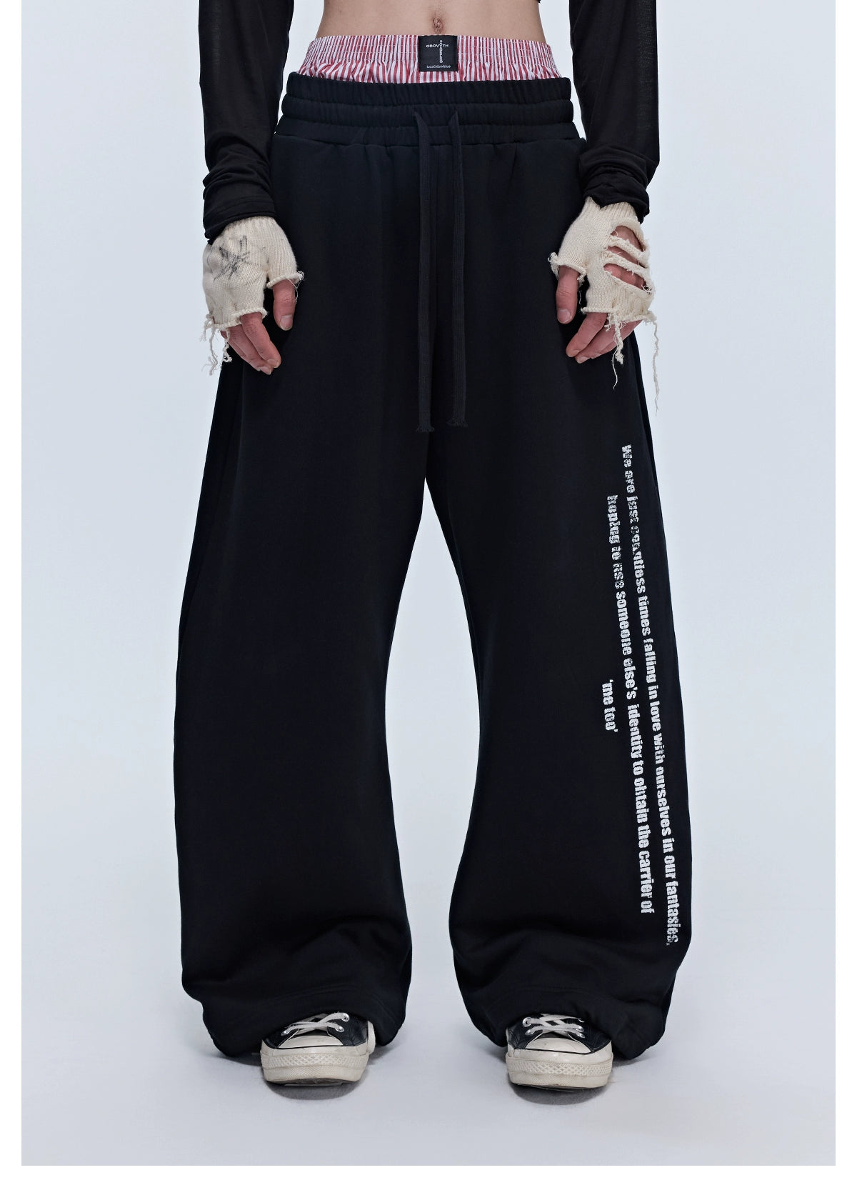 SGW "comfort zone" scimitar silhouette sweatpants